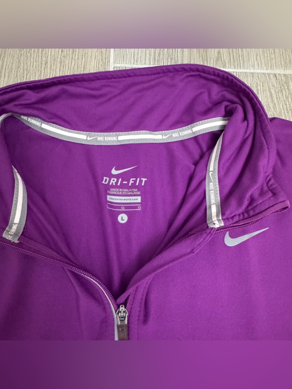 Nike Dri-Fit 1/4 Zip Pullover 💜 - Picture 6 of 7